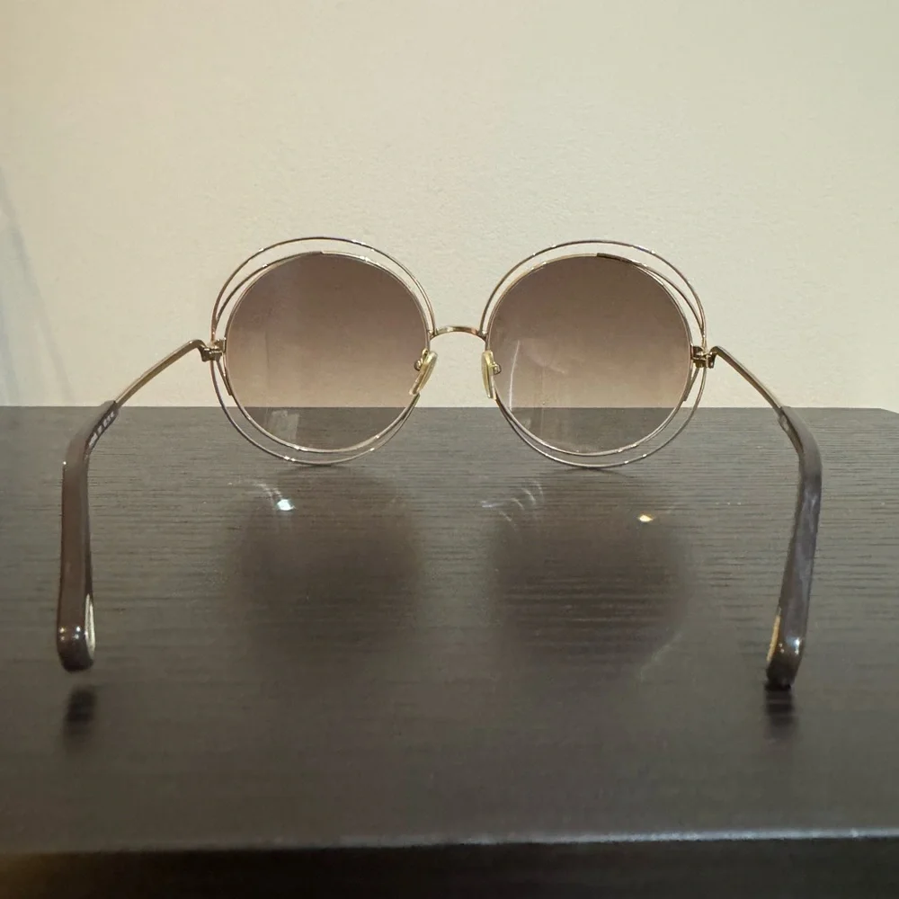 Chloè Carlina Sunglasses Gold - Picture 14 of 16